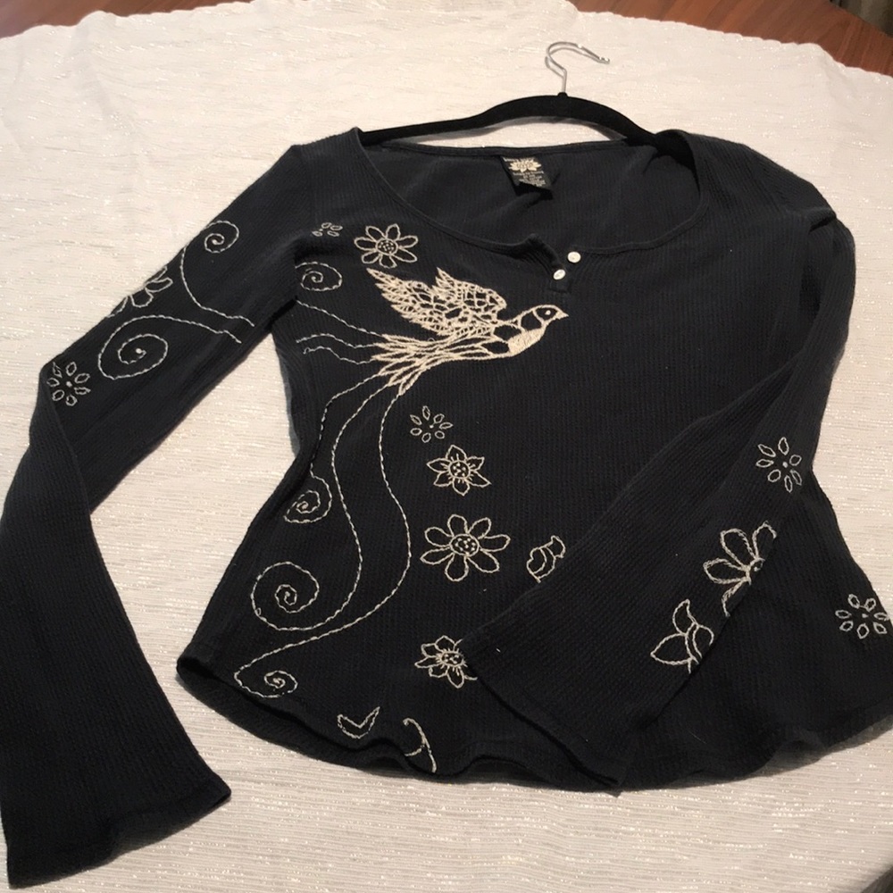 Lucky brand waffle thermal shirt